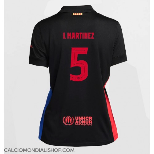 Maglie da calcio Barcelona Inigo Martinez #5 Seconda Maglia Femminile 2024-25 Manica Corta